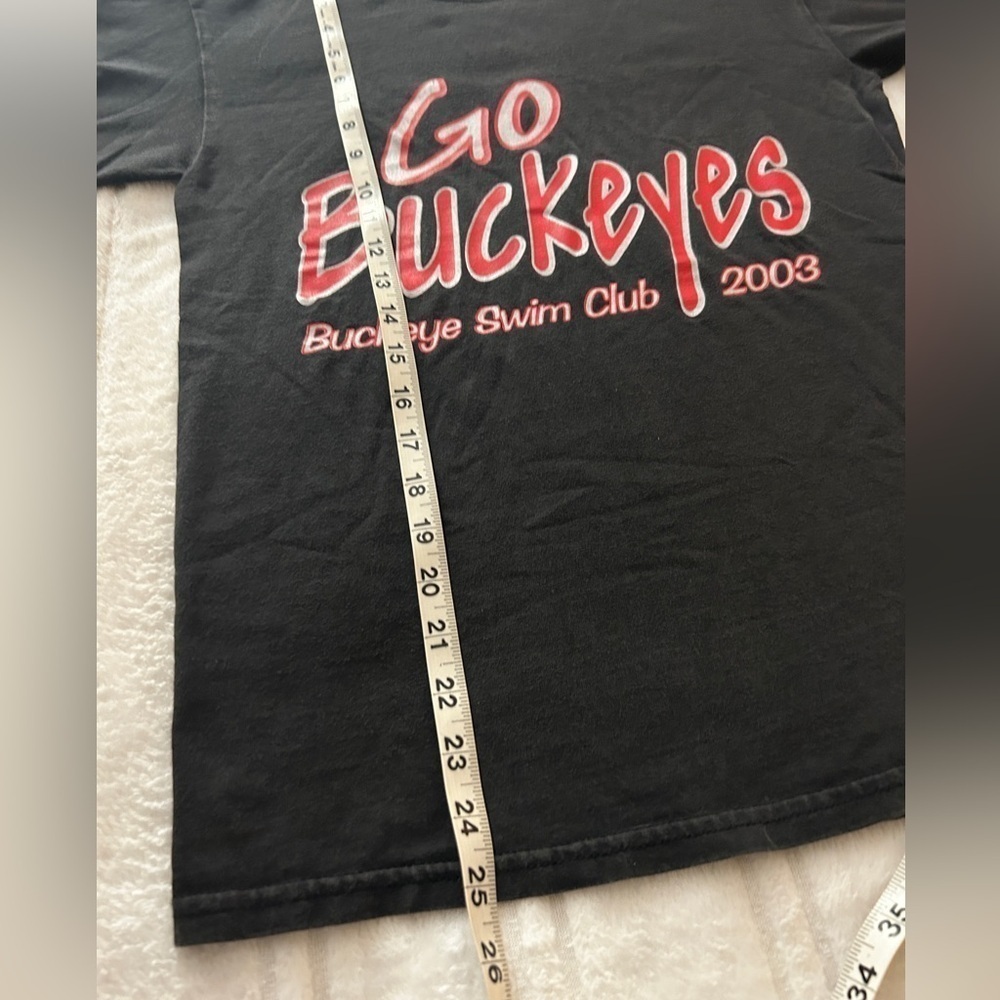 Vintage Buckeye Swim Club 2003 T shirt Ohio’s Go Buckeyes Sz Small Youth Adult  - Picture 4 of 9
